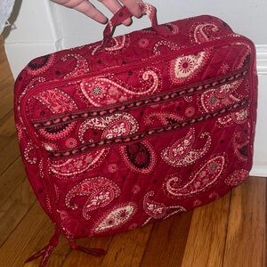 Retired Vera Bradley Mesa Red Laptop Bag